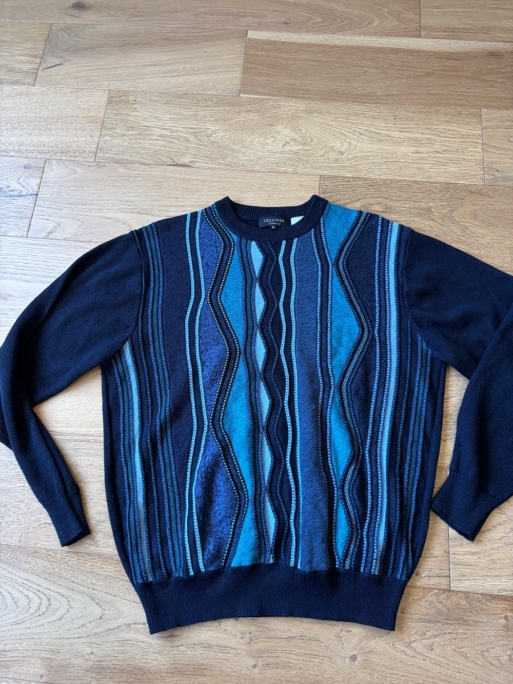 80’s Cellinni wool blend sweater mens medium